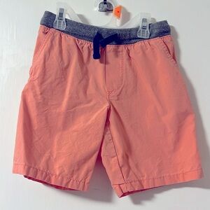 Carters Boys Size 5 peach shorts with drawstring & pockets, EUC. Barely worn